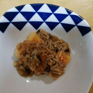 焼きがんも☆きのこあんかけ